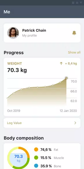 MyPersonalTrainer - FitnessApp Screenshot 2