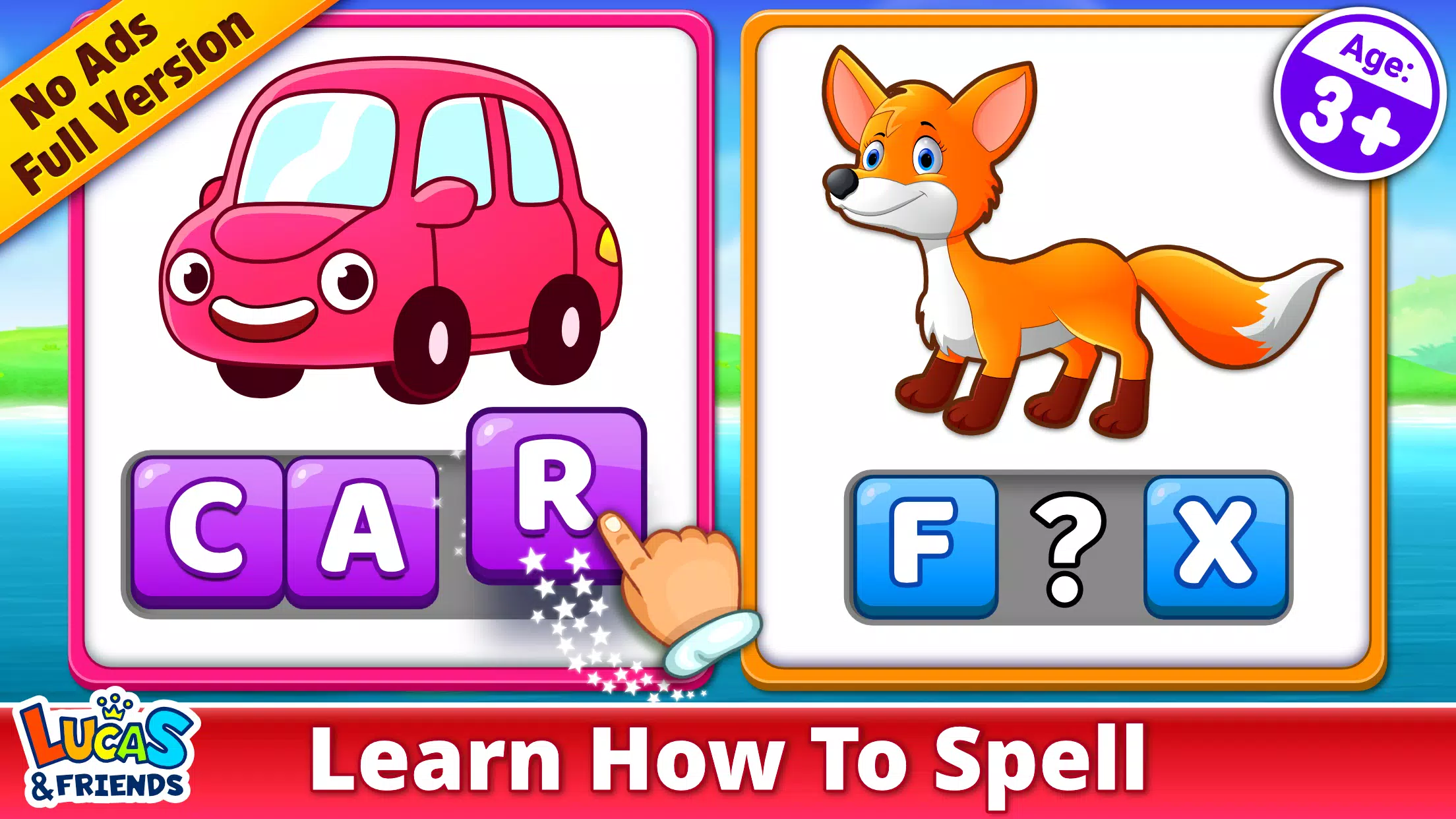 Spelling & Phonics: Kids Games Zrzut ekranu 0