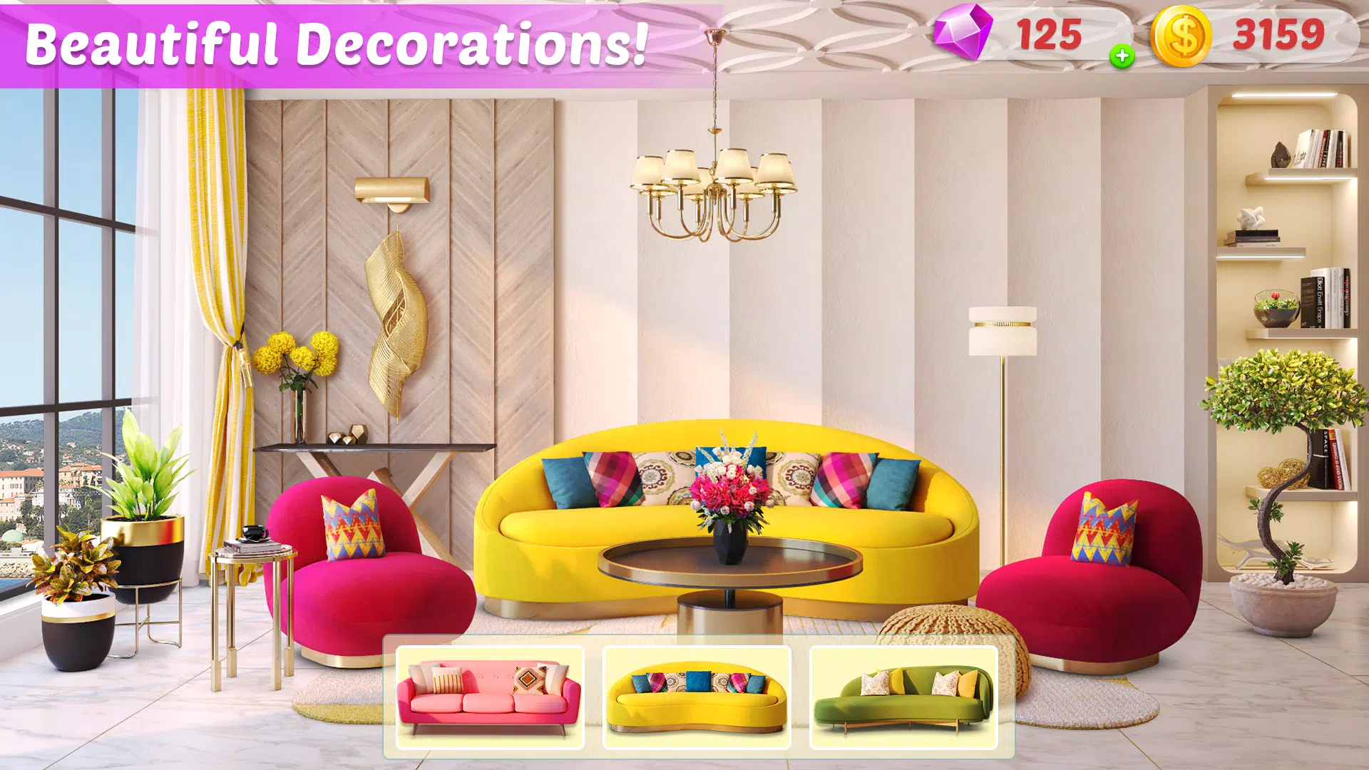 Redesign – My Home Design Game Captura de tela 2