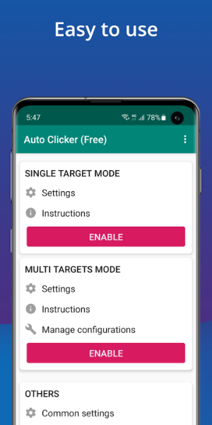 Auto Clicker - Automatic tap Mod Tangkapan skrin 0