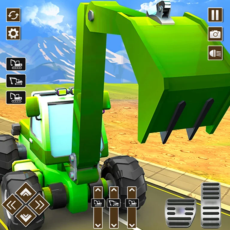 Construction Excavator Sim 3D Capture d'écran 2