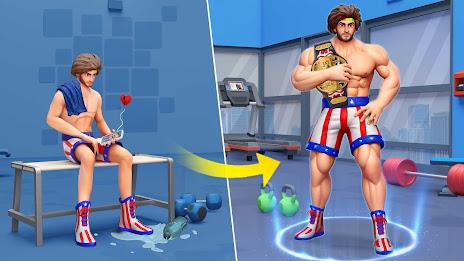 Slap & Punch:Gym Fighting Game Tangkapan skrin 0