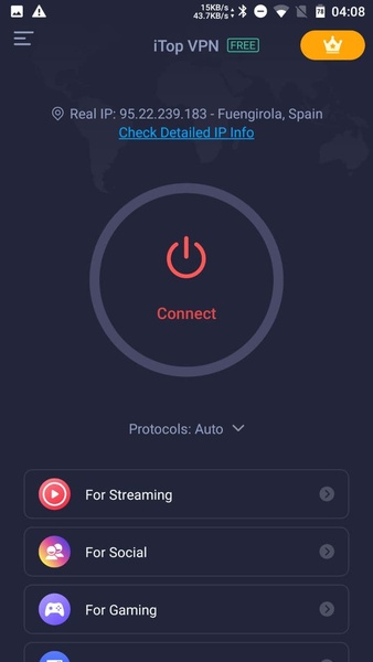 iTop VPN ဖန်သားပြင်ဓာတ်ပုံ 2