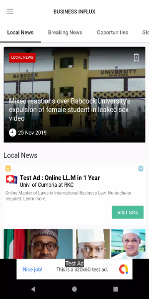 Business Influx News Screenshot 1