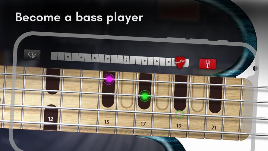 Real Bass: guitare basse Capture d'écran 3