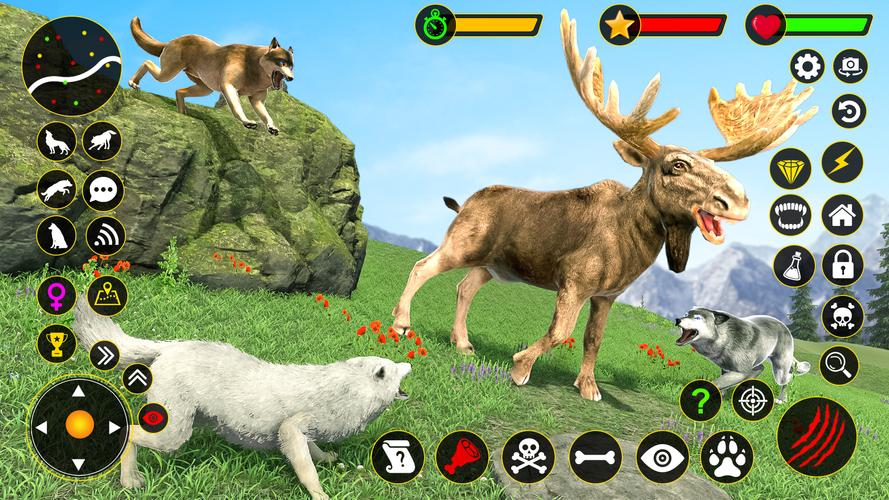 The Wolf Simulator: Wild Game应用截图第2张