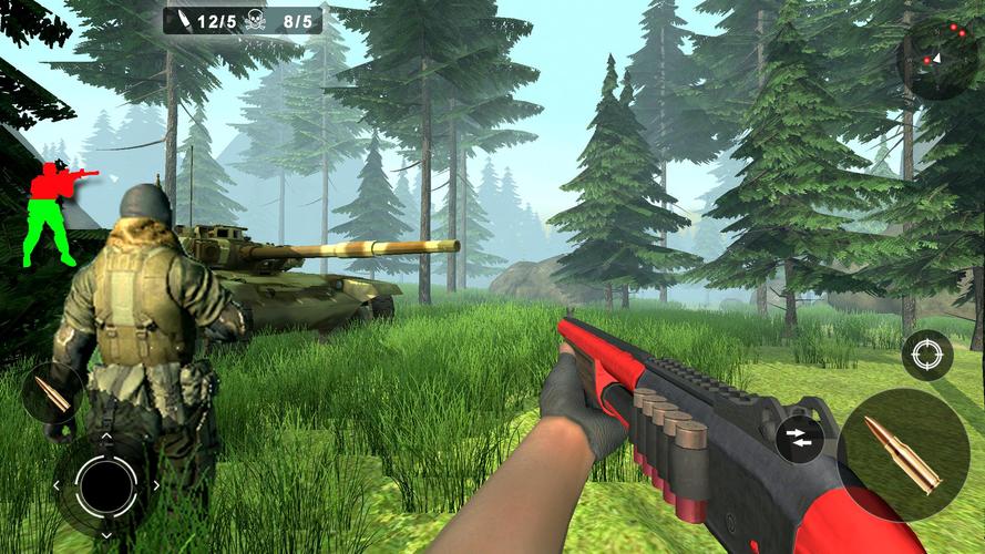 Commando Strike Offline Game Captura de pantalla 2
