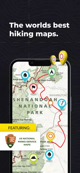 HiiKER: The Offline Hiking app Tangkapan skrin 1