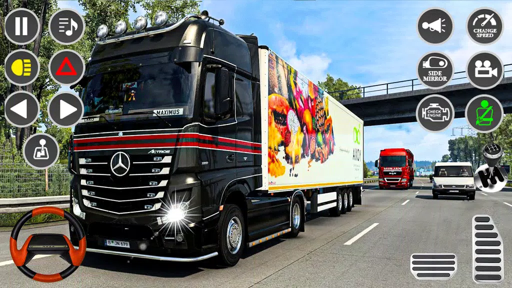 Real Truck Parking Truck Drive Ekran Görüntüsü 1