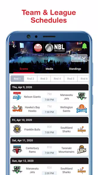 Tribe: Live Sports Scores Ảnh chụp màn hình 2