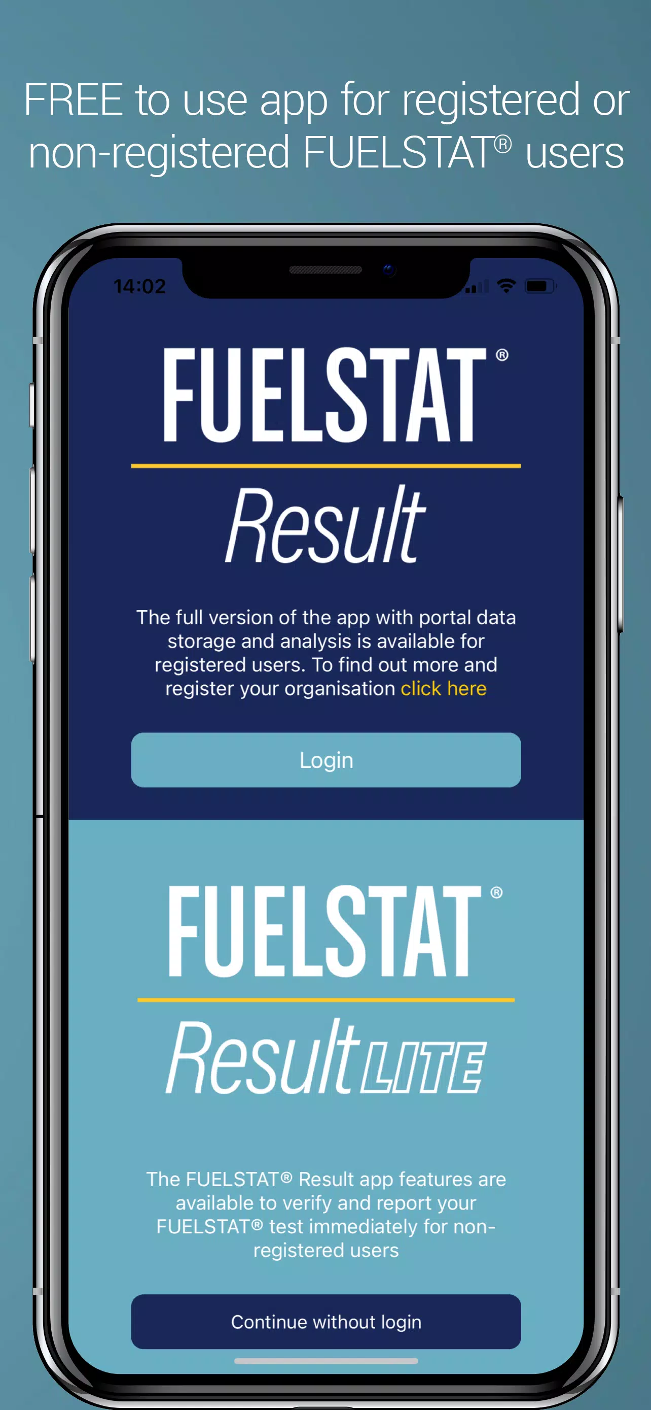 FUELSTAT Result Captura de tela 0