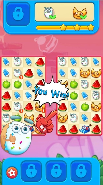 Sugar Heroes - Match-3-Spiel Screenshot 3