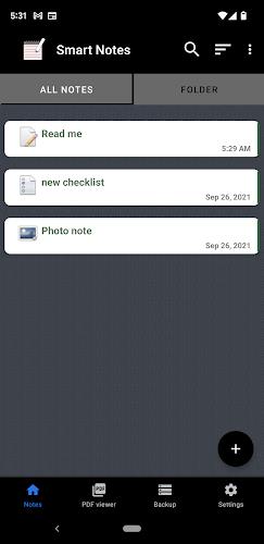 Smart Notes App ภาพหน้าจอ 0