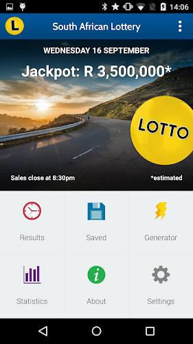 SA Lotto & Powerball Results Captura de tela 0