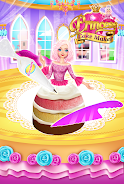 Rainbow Princess Cake Maker Tangkapan skrin 1