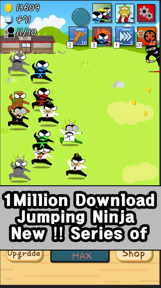 Ninja Growth - Brand new clicker game Mod Capture d'écran 1