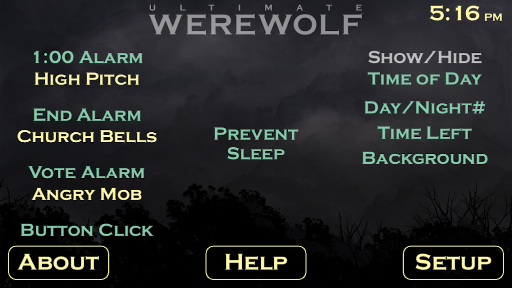 Ultimate Werewolf Timer ภาพหน้าจอ 1