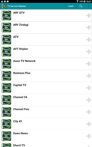 TV Sat Info Pakistan Captura de tela 2