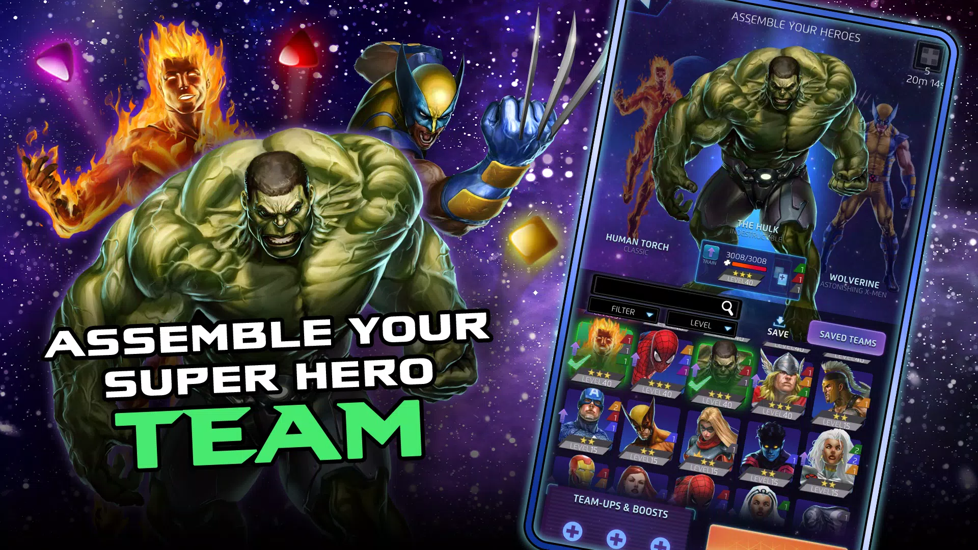 MARVEL Puzzle Quest: Match RPG ภาพหน้าจอ 2