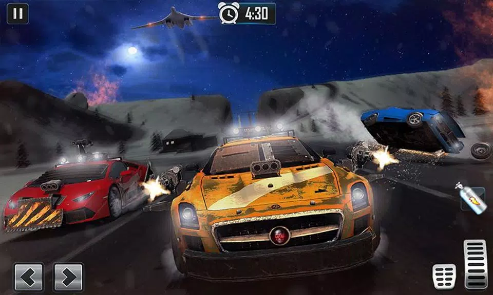 Mad Car War Death Racing Games स्क्रीनशॉट 1