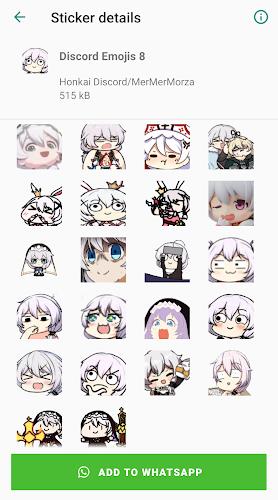 Honkai Whatsapp Stickers スクリーンショット 1