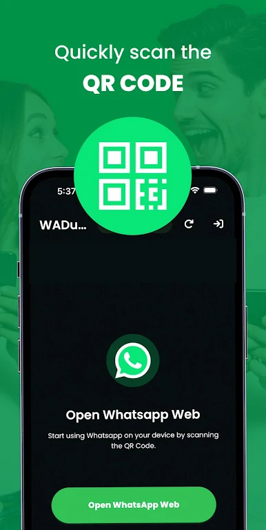 Wa Dual: Web Chat Messenger ဖန်သားပြင်ဓာတ်ပုံ 3