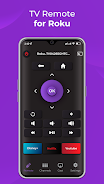 Remote Control for RokuTV स्क्रीनशॉट 0