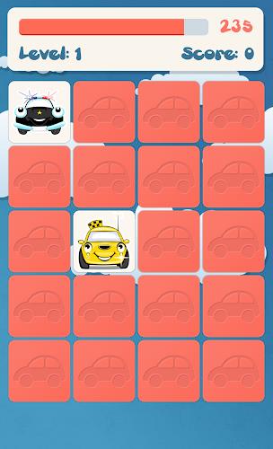 Cars memory game for kids स्क्रीनशॉट 3