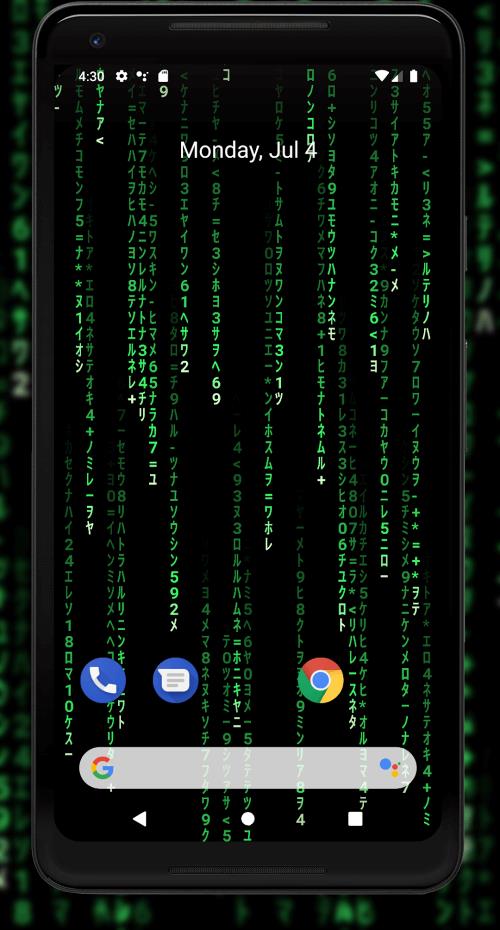 Matrix Live Wallpaper Tangkapan skrin 0