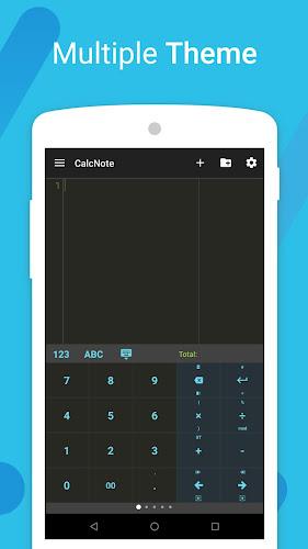 CalcNote - Notepad Calculator ဖန်သားပြင်ဓာတ်ပုံ 3