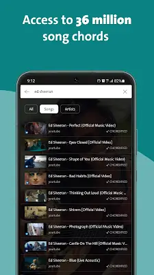 Chordify: Song Chords & Tuner Ảnh chụp màn hình 1
