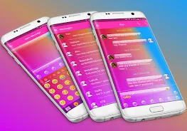 SMS Messages Glass Gradient Schermafbeelding 0