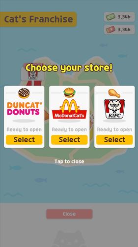 Cat diner: Franchise tycoon Capture d'écran 0