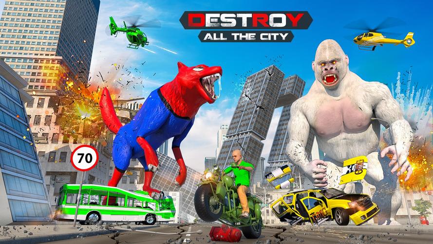 Giant Gorilla Bigfoot Monster Ảnh chụp màn hình 1
