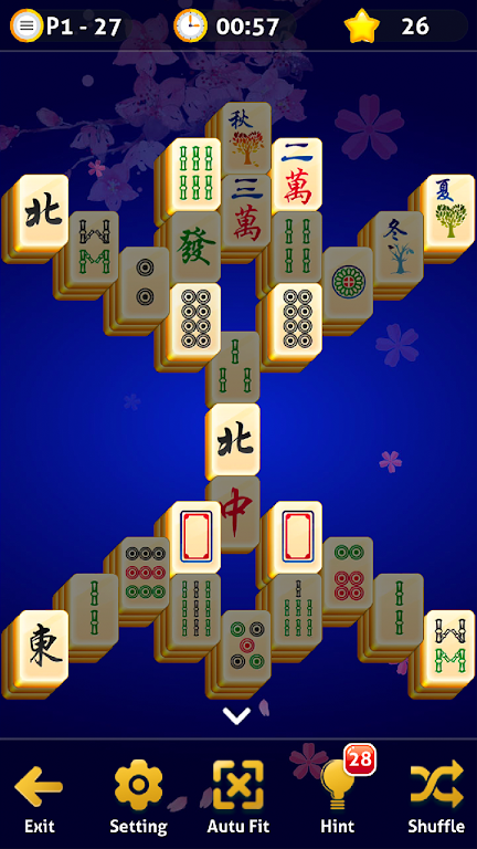 Mahjong Solitaire - Oriental Journey Capture d'écran 2