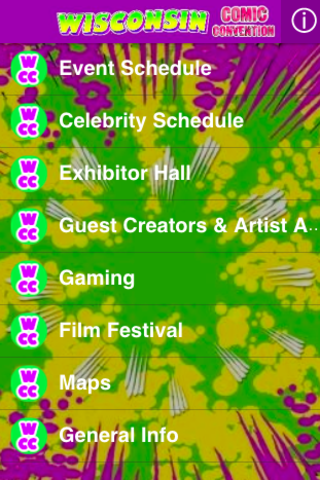 Wisconsin Comic Convention Captura de tela 0