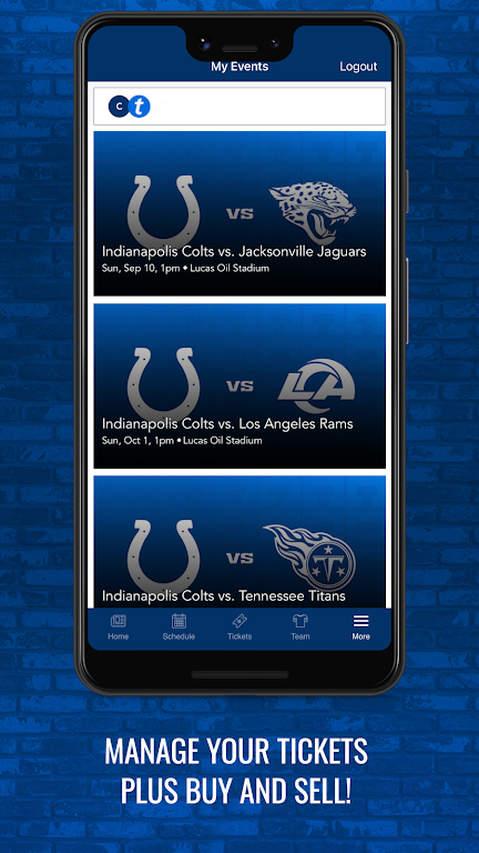 Indianapolis Colts Mobile Скриншот 2