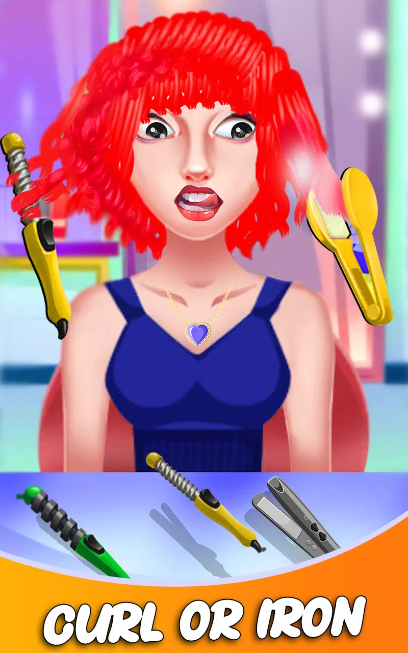 Fashion Girls Hair Salon Games スクリーンショット 1