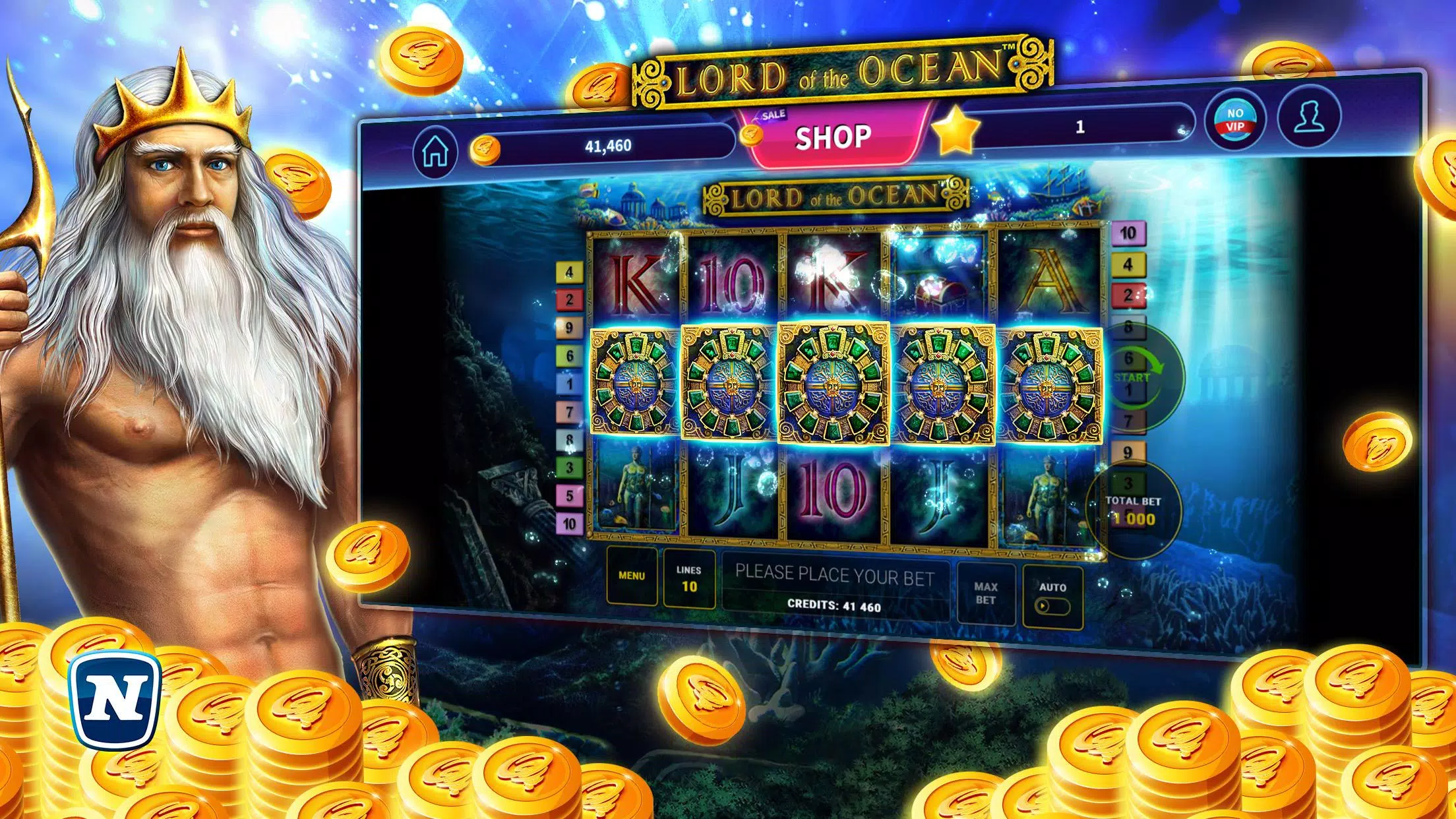 Lord of the Ocean™ Slot Скриншот 2