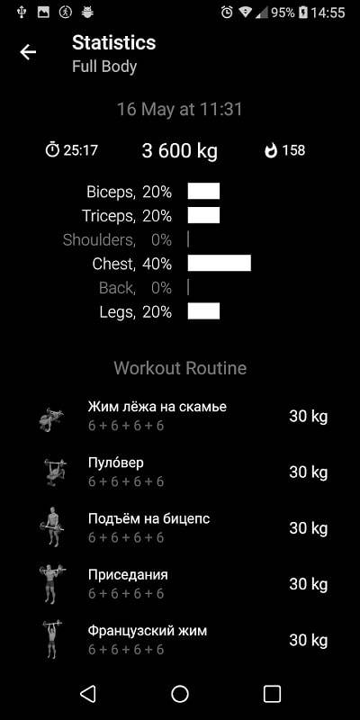 Barbell Home Workout Capture d'écran 0