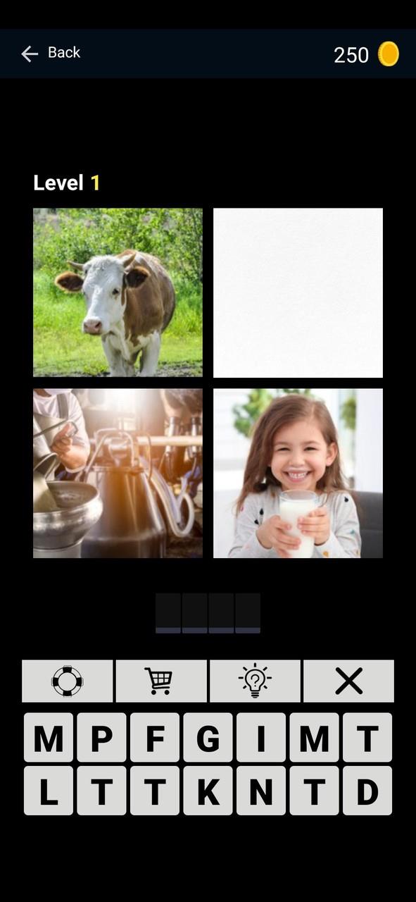 Schermata Puzzle: 4 pics 1 word offline 2