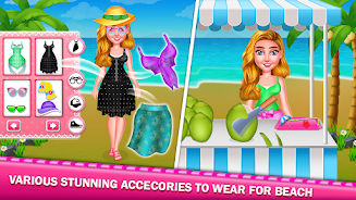 Summer Beach Girl Fun Activity Скриншот 1