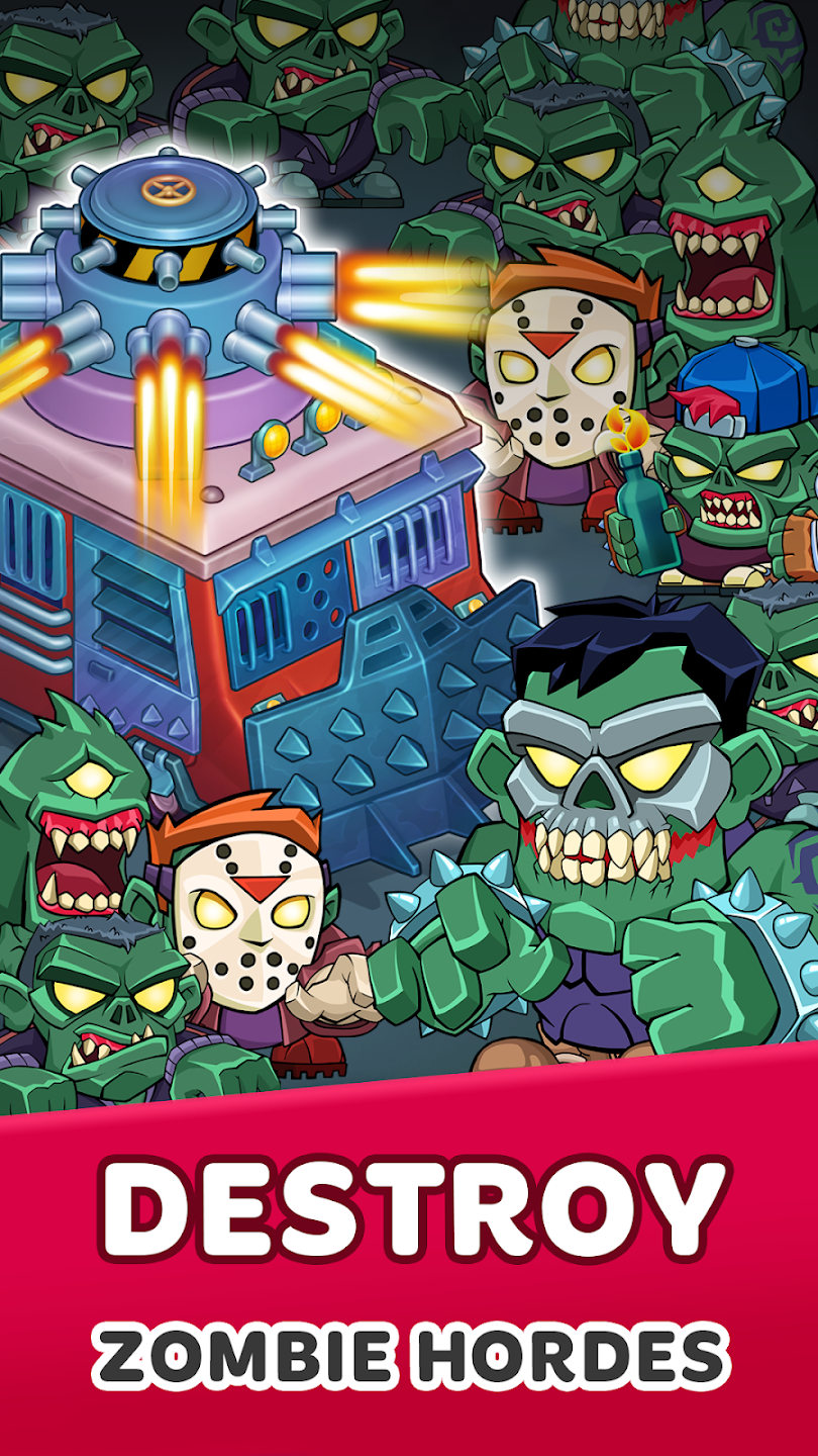 Zombie Van: Tower Defense TD स्क्रीनशॉट 3