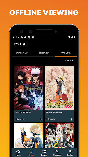 Crunchyroll Capture d'écran 1