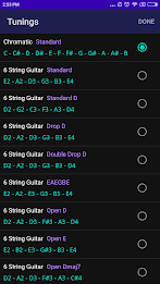 CarlTune - Chromatic Tuner Tangkapan skrin 3