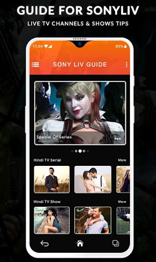SonyLiv - Live TV Shows, Cricket & Movies Guide應用截圖第1張
