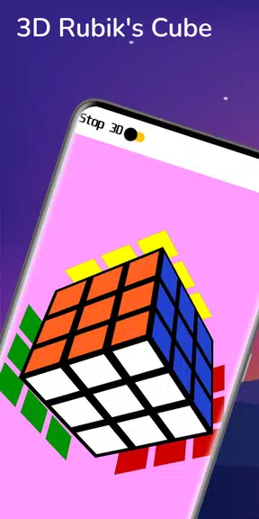 Rubik's Cube Solver - 3D Cube ဖန်သားပြင်ဓာတ်ပုံ 1