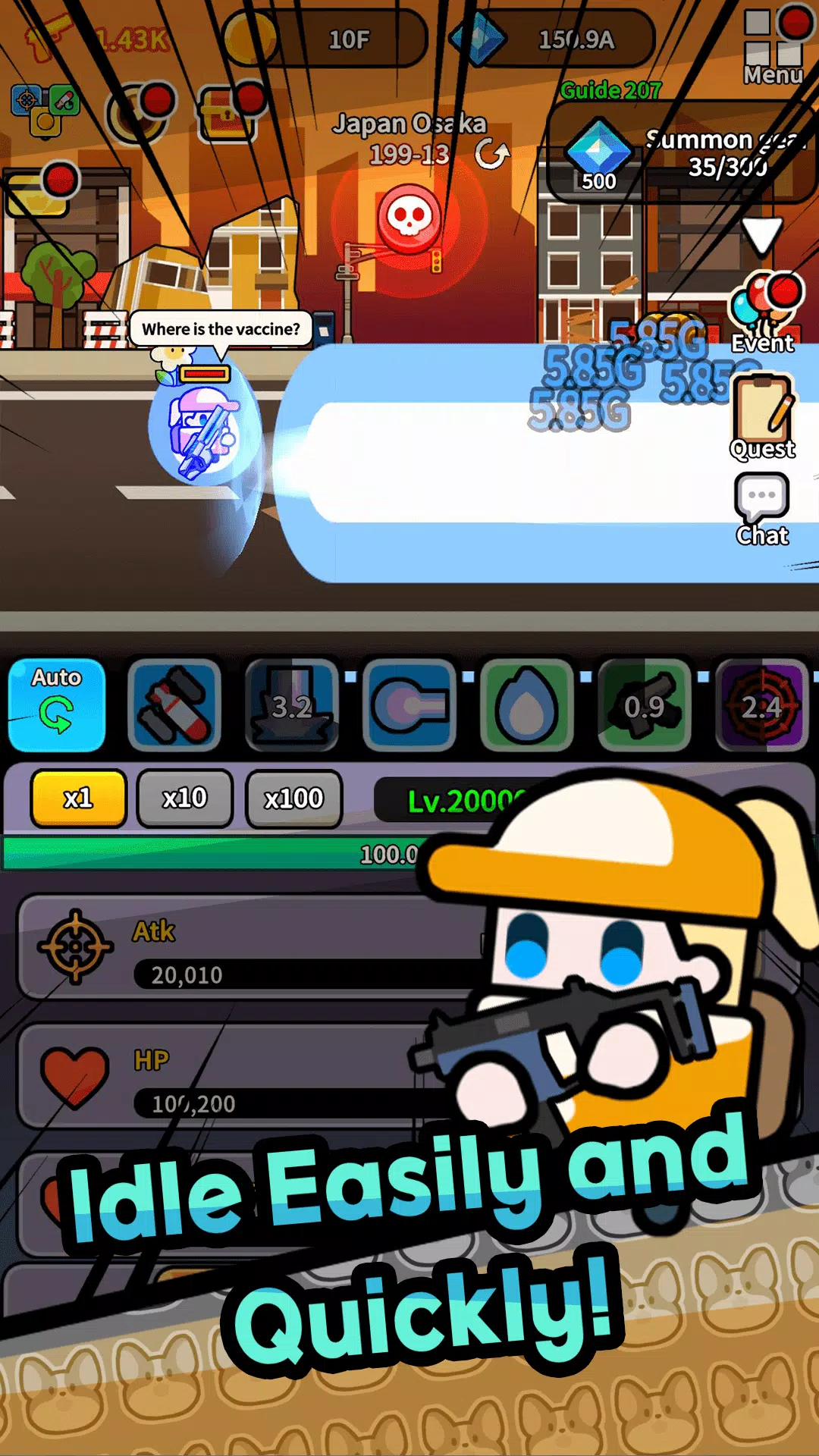 Legend Z Hunter : Idle RPG War應用截圖第2張