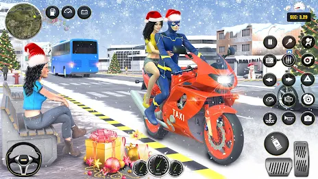 Schermata Superhero Bike Taxi Bike Games 3