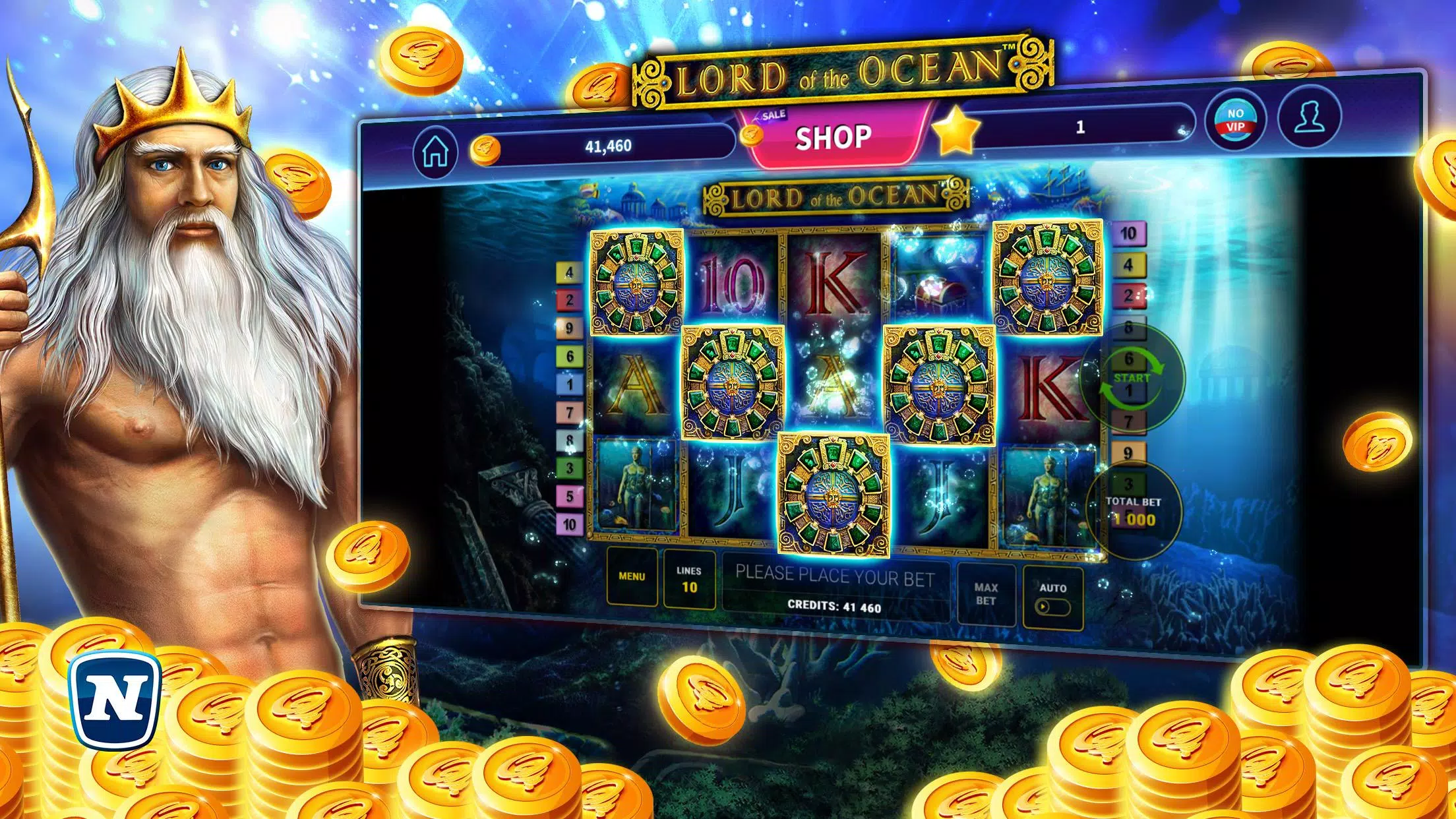 Lord of the Ocean™ Slot Скриншот 0